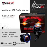 Head Lamp Kuro Raijin R60 (Performance) H4